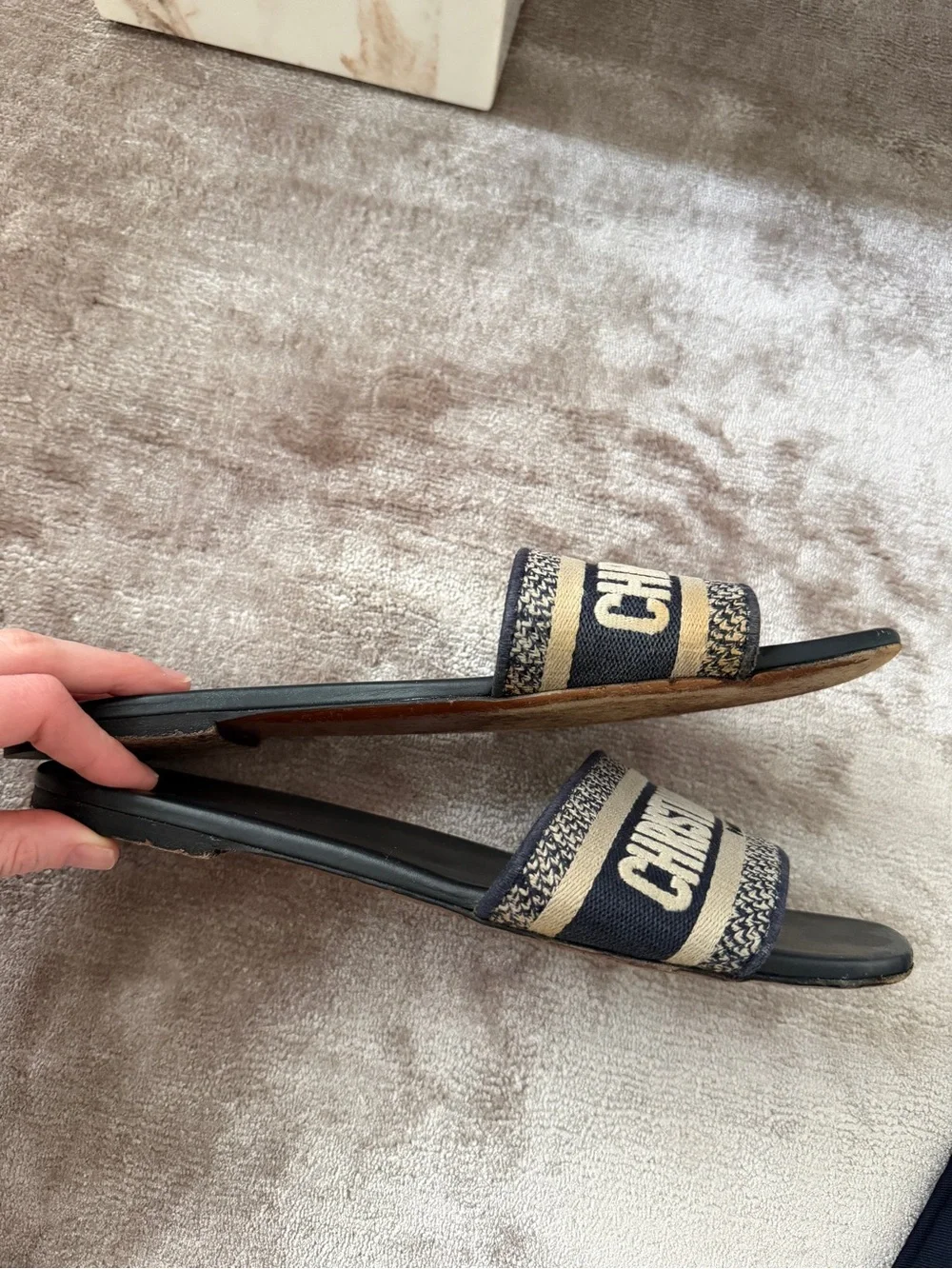 Authentic Dior Slide Sandals